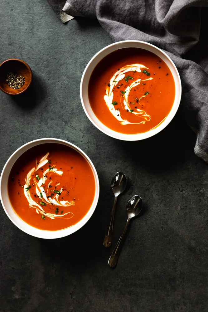 Roasted Red Peppers Soup